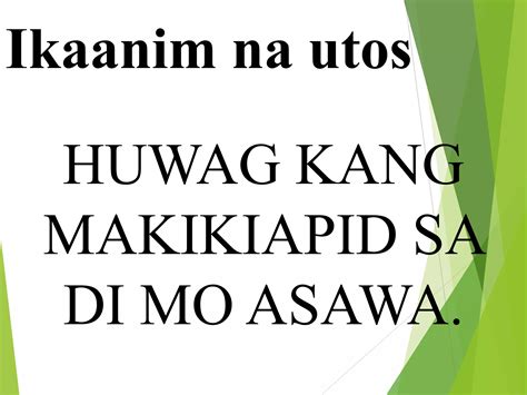 ika anim na utos ng diyos|10 Utos Ng Diyos .
